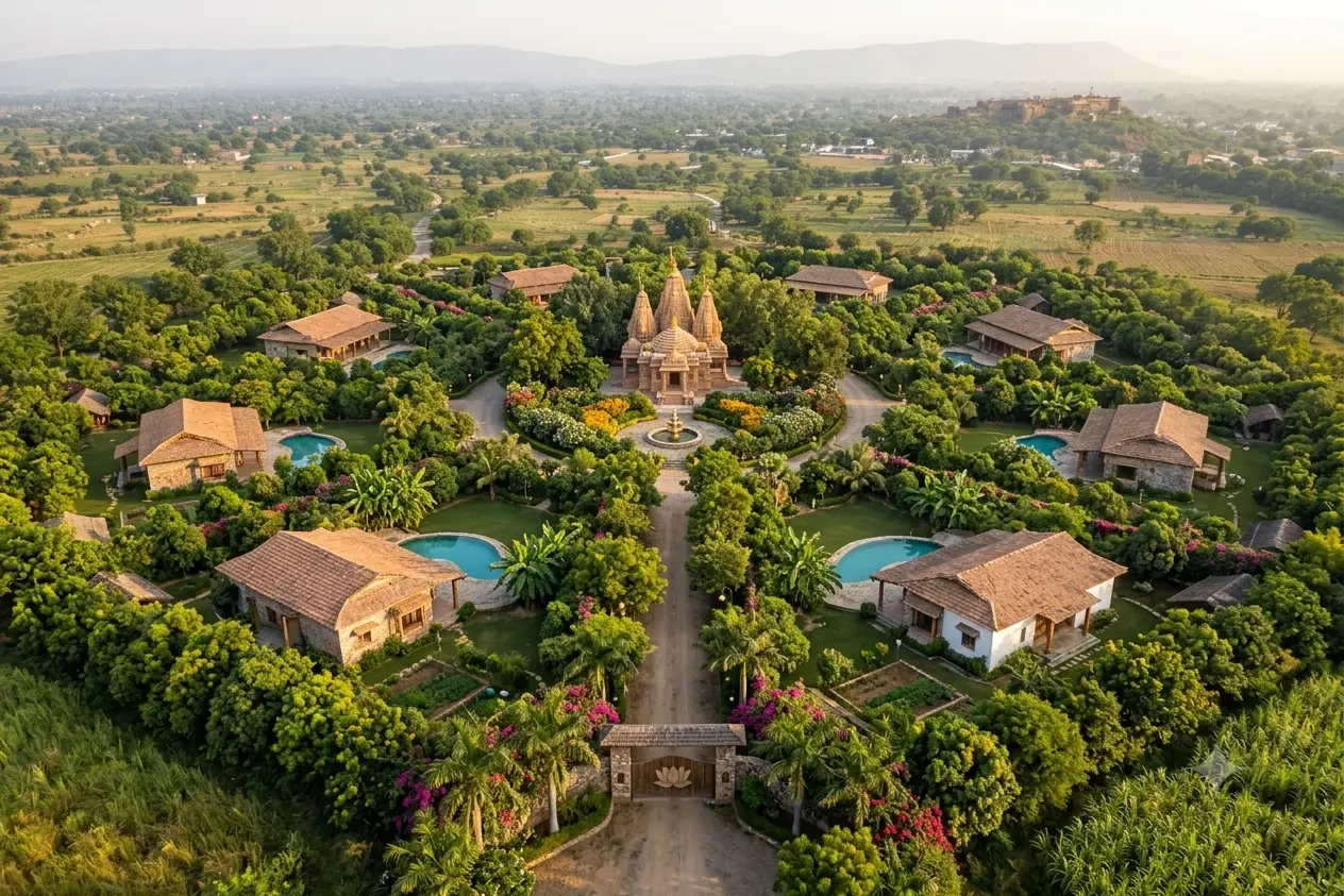 Lotus Farms landscape