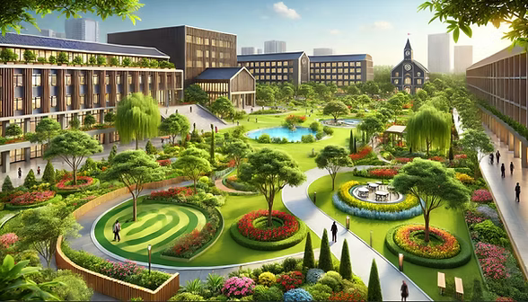 Plot Demarcation & Landscaping